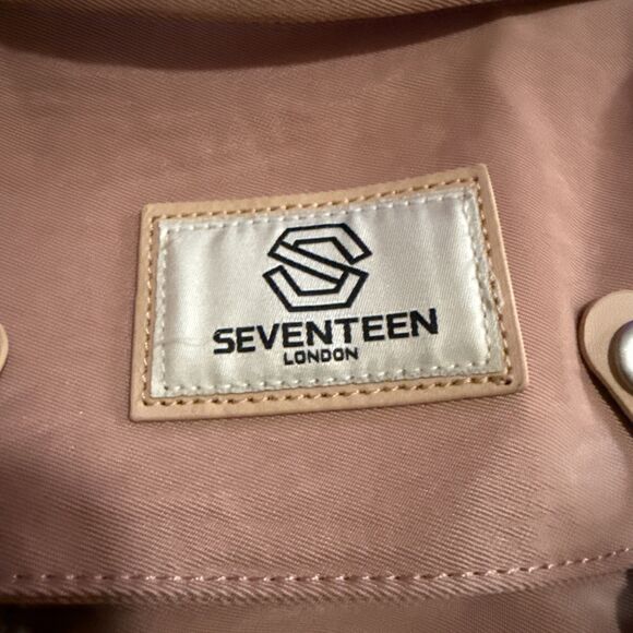Seventeen London Camden M Backpack Dusty Rose Tan Adj Padded Straps Lightweight main image 16